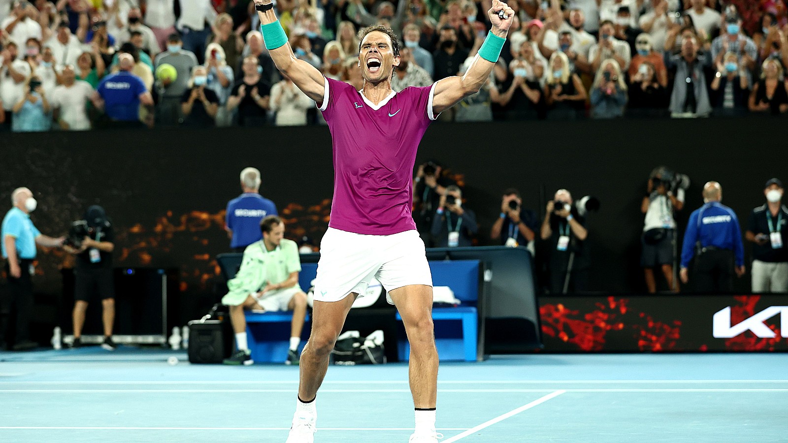 El español gana el Abierto de Australia en una de las grandes remontadas del deporte | Twitter: @AustralianOpen