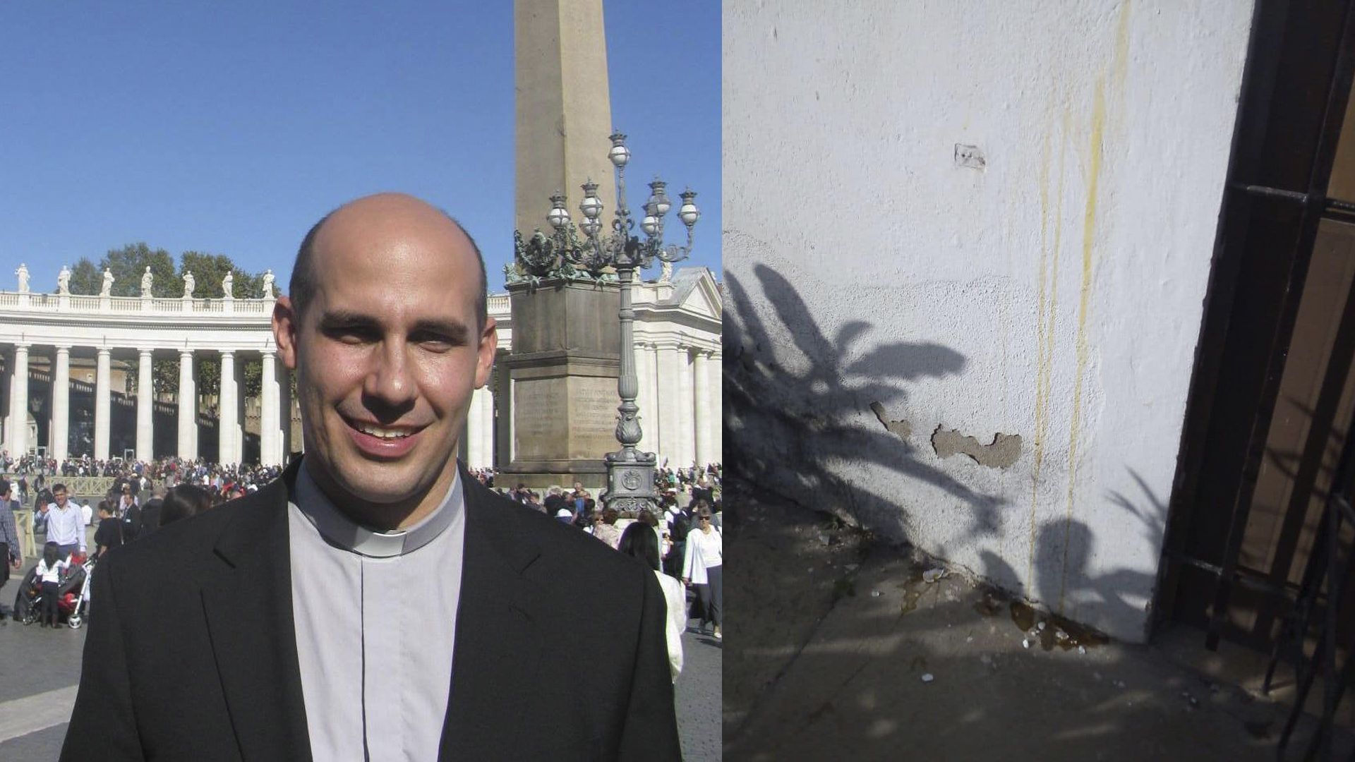 Vandalizan casa parroquial del sacerdote Rolando Montes de Oca