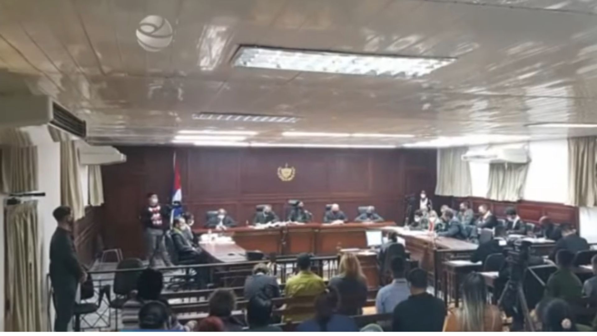 Juicio contra manifestantes del 11 de julio. Foto: Captura de pantalla