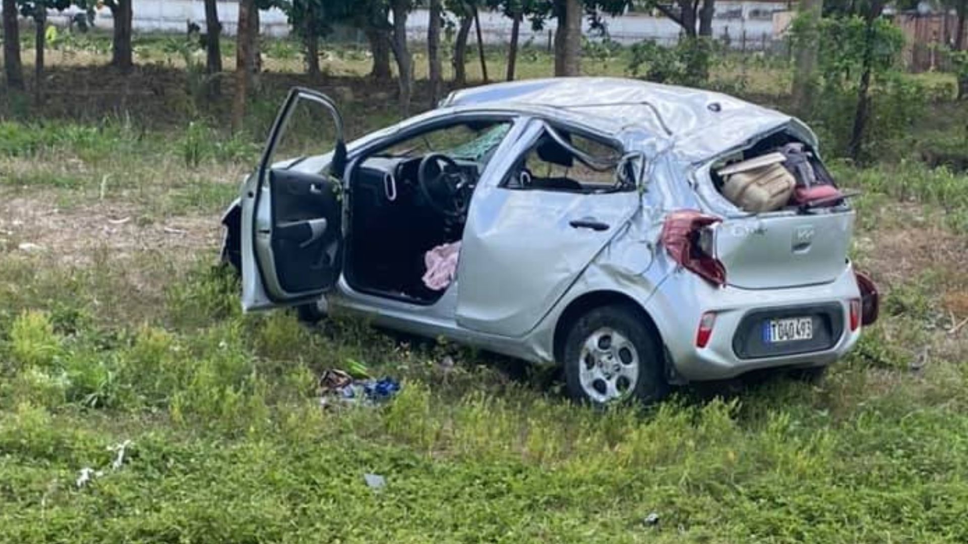 Accidente en Güines