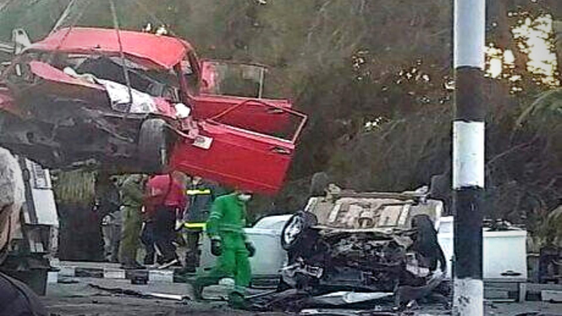 Accidente tránsito Cienfuegos. Foto: Granma