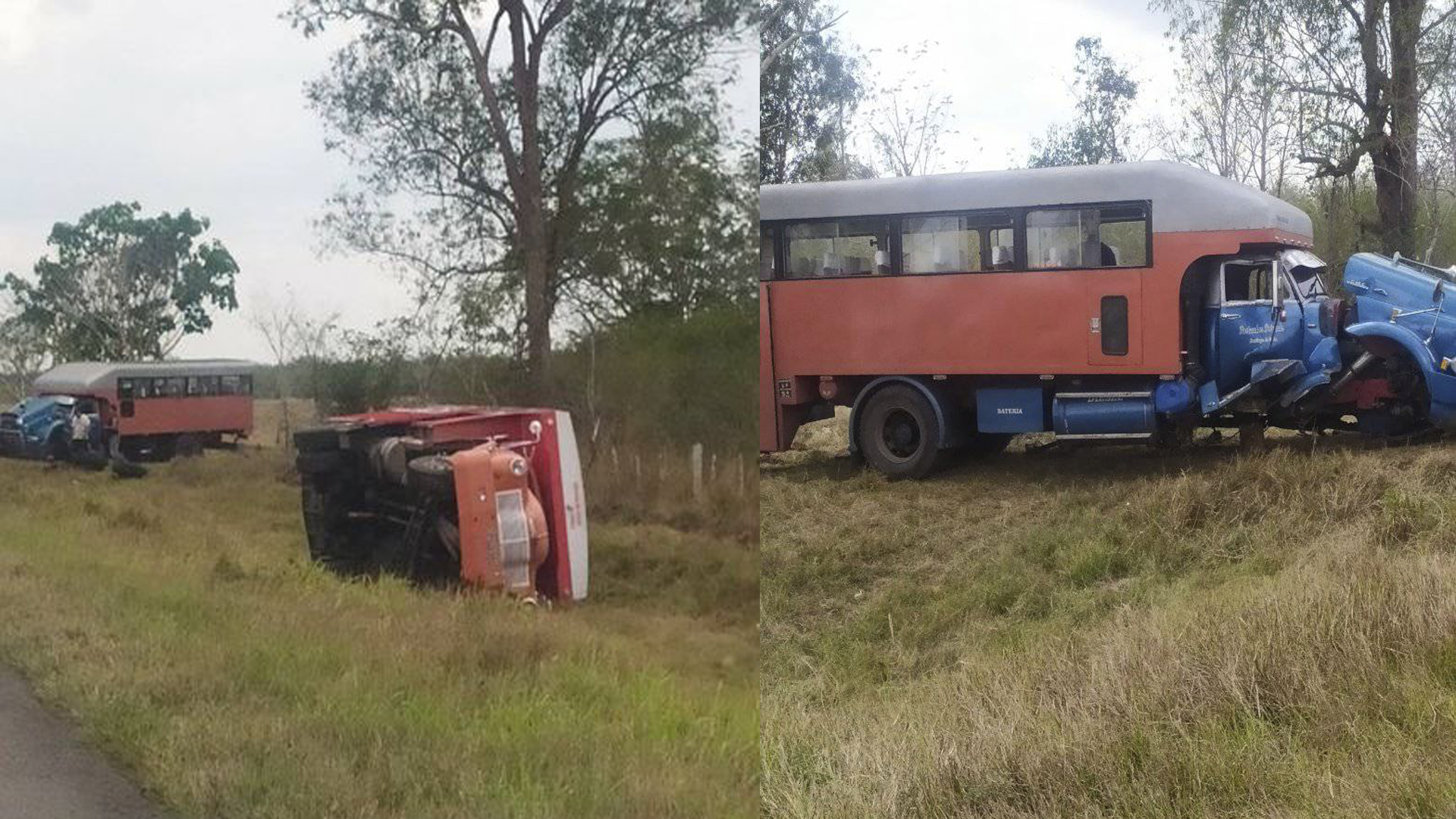 Reportan choque de camiones en Carretera Central