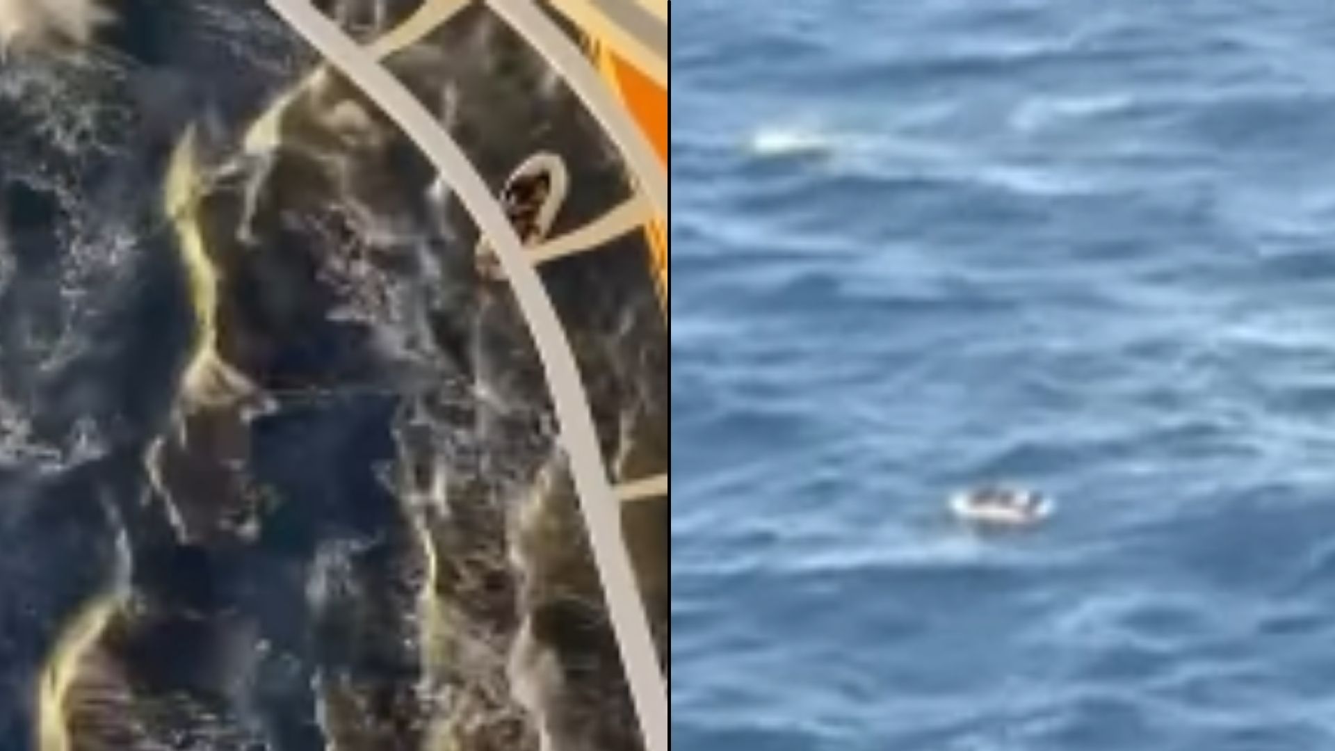 Crucero rescata a balseros cubanos