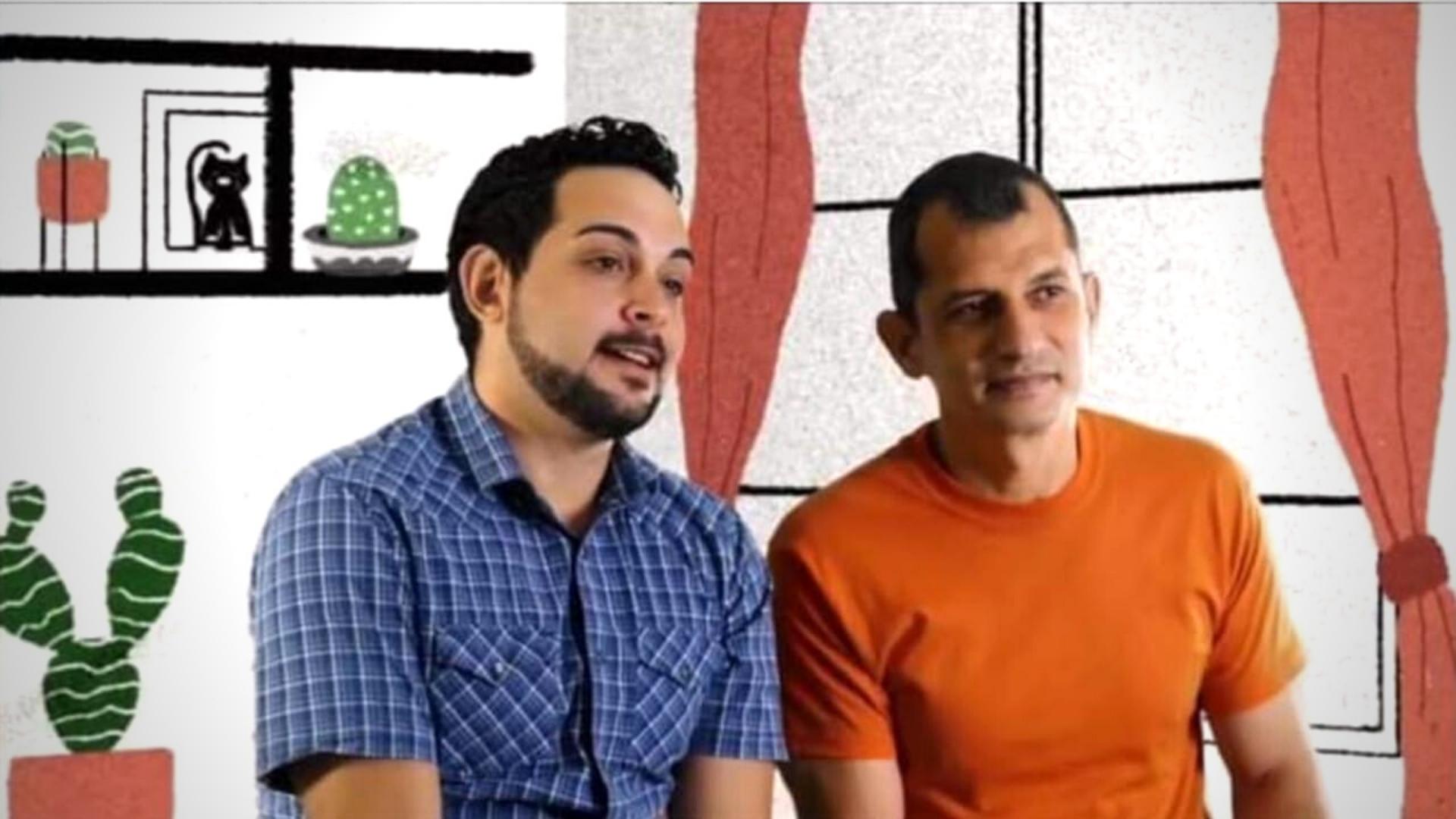 Adiel González Maimó y Lázaro González González, pareja homosexual censurada