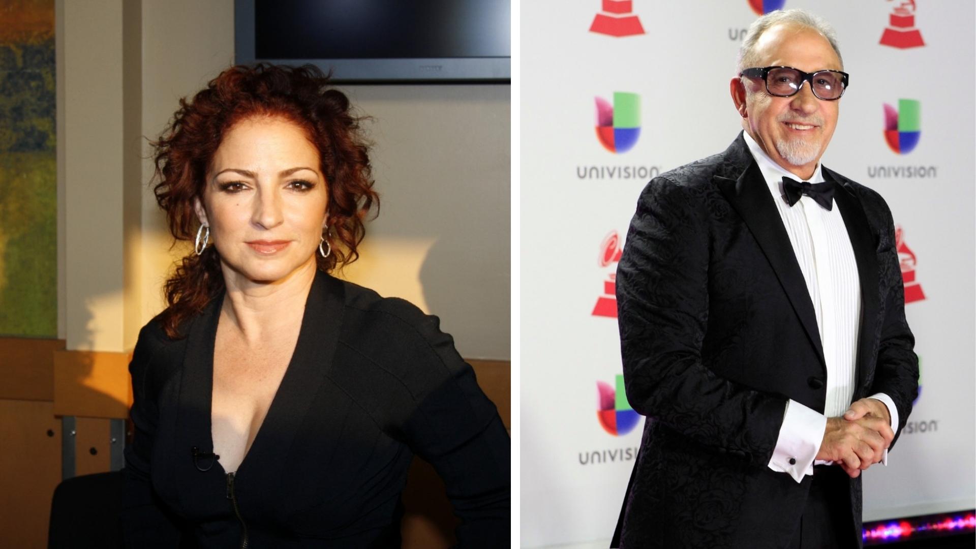 Gloria y Emilio Estefan. Foto: Collage de ADN Cuba con imágenes de Shutterstock