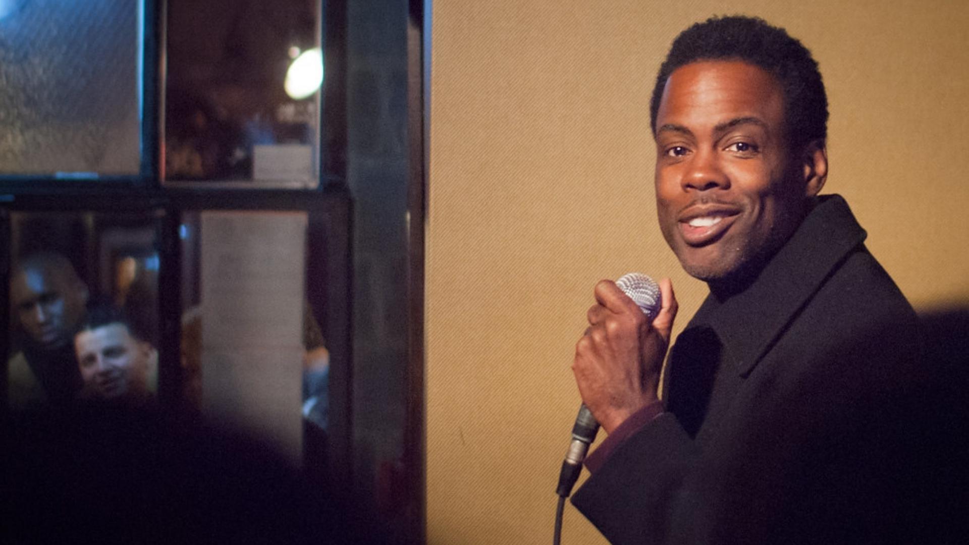 Chris Rock, comediante, en una actuación. Foto: TheeErin