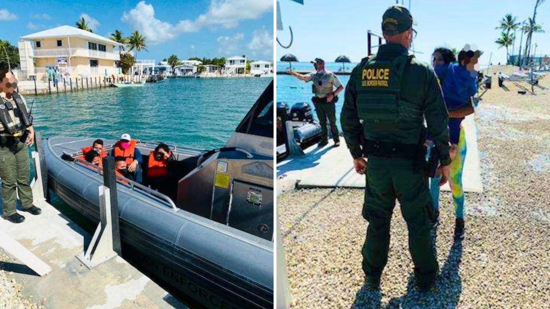 Balseros cubanos interceptados en cayos de Florida