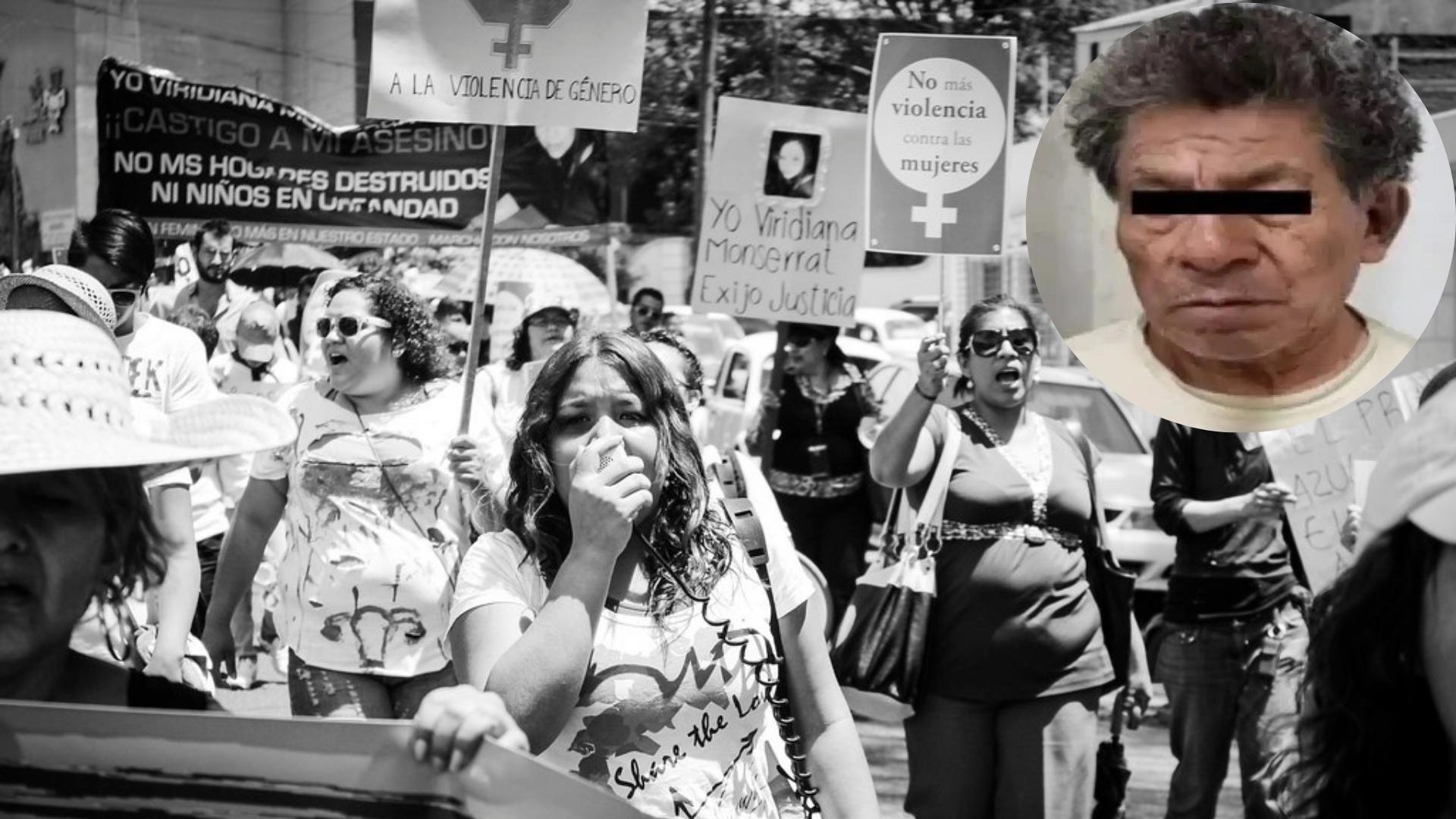 Marcha de mujeres contra la violencia y asesino serial. Foto: Collage de ADN Cuba con imagen de Flickr/ victorfotomx