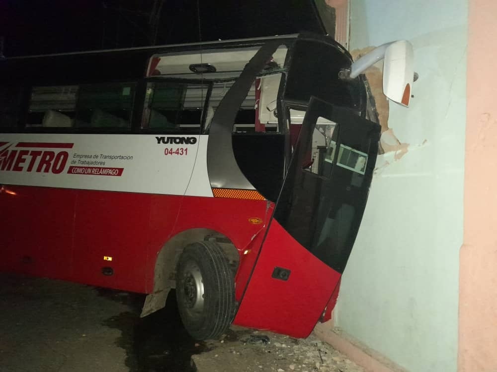 Otra imagen del accidente en Cárdenas