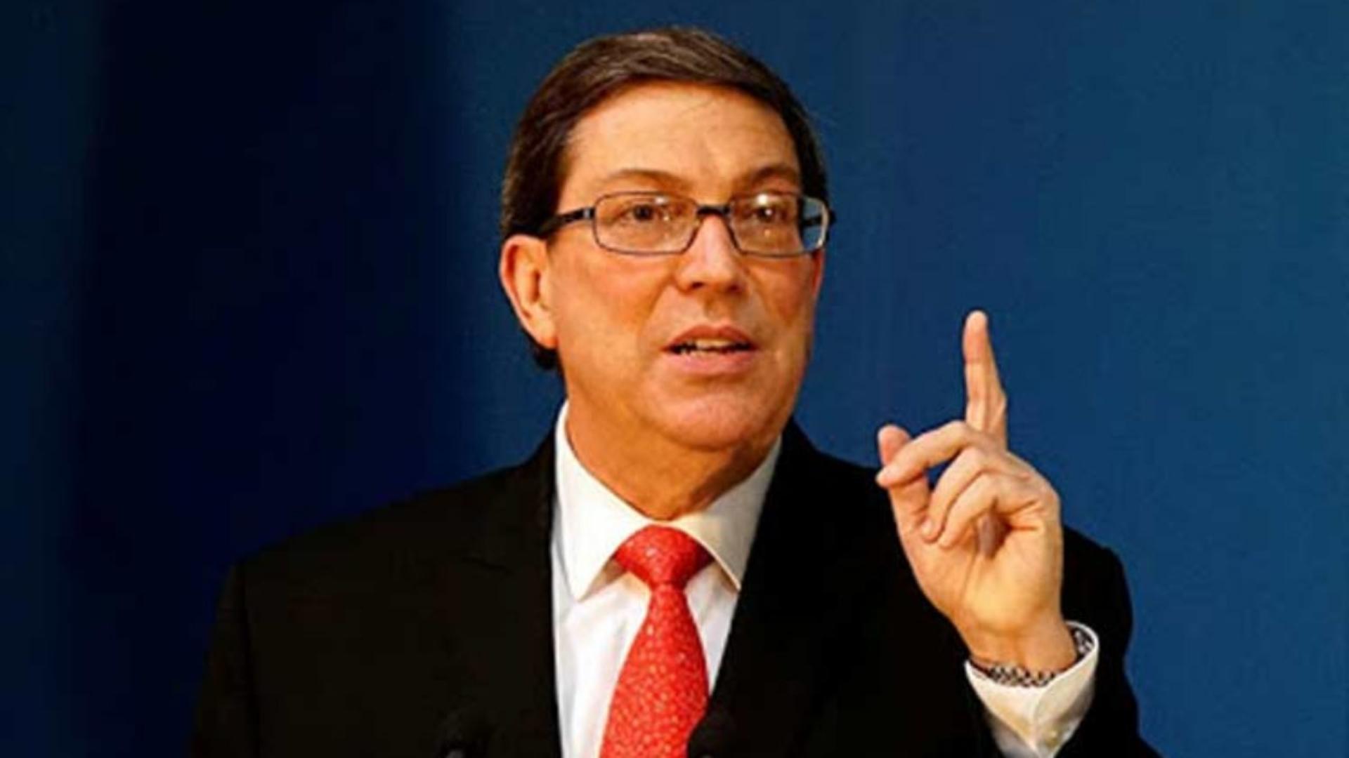 Canciller cubano Bruno Rodríguez