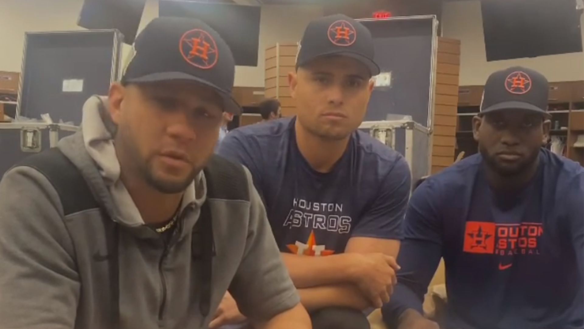 Yuliesky Gurriel, Aledmys Díaz y Yordan Álvarez