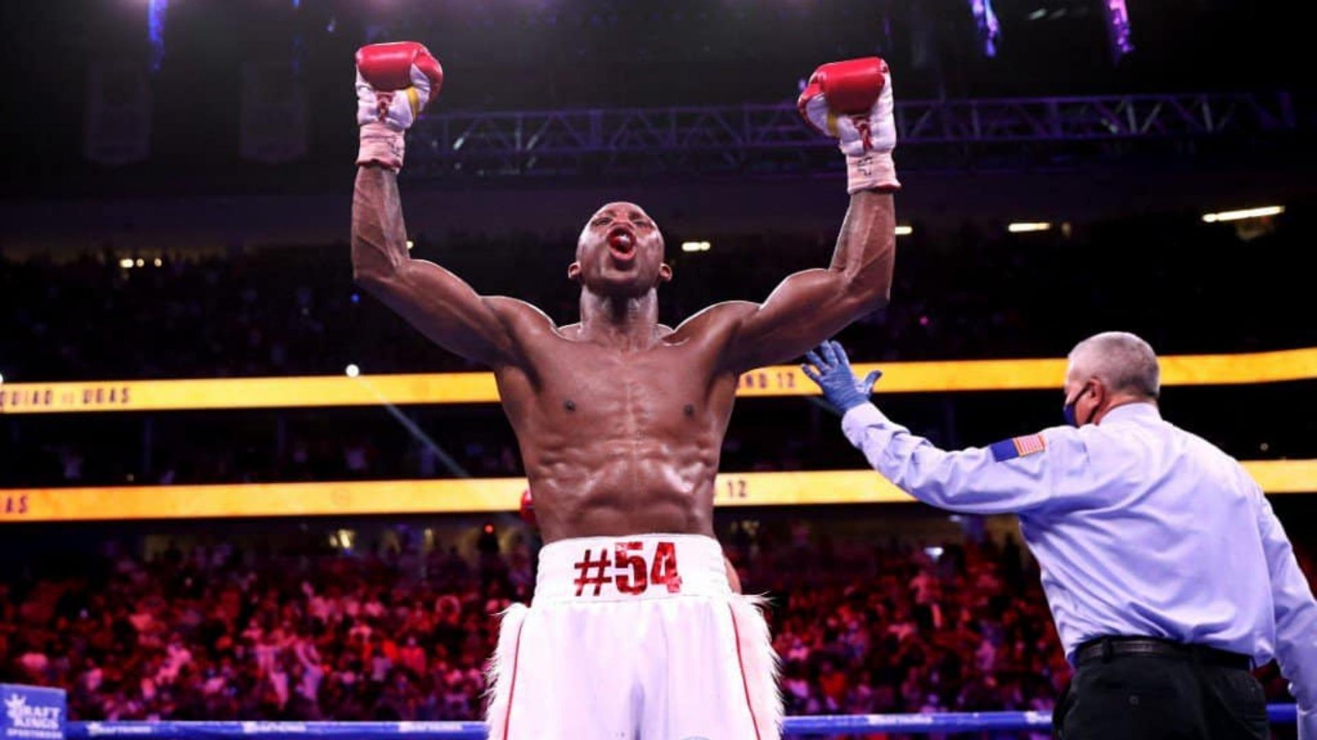 Yordenis Ugás en ring de boxeo. Foto: Facebook de Ugás