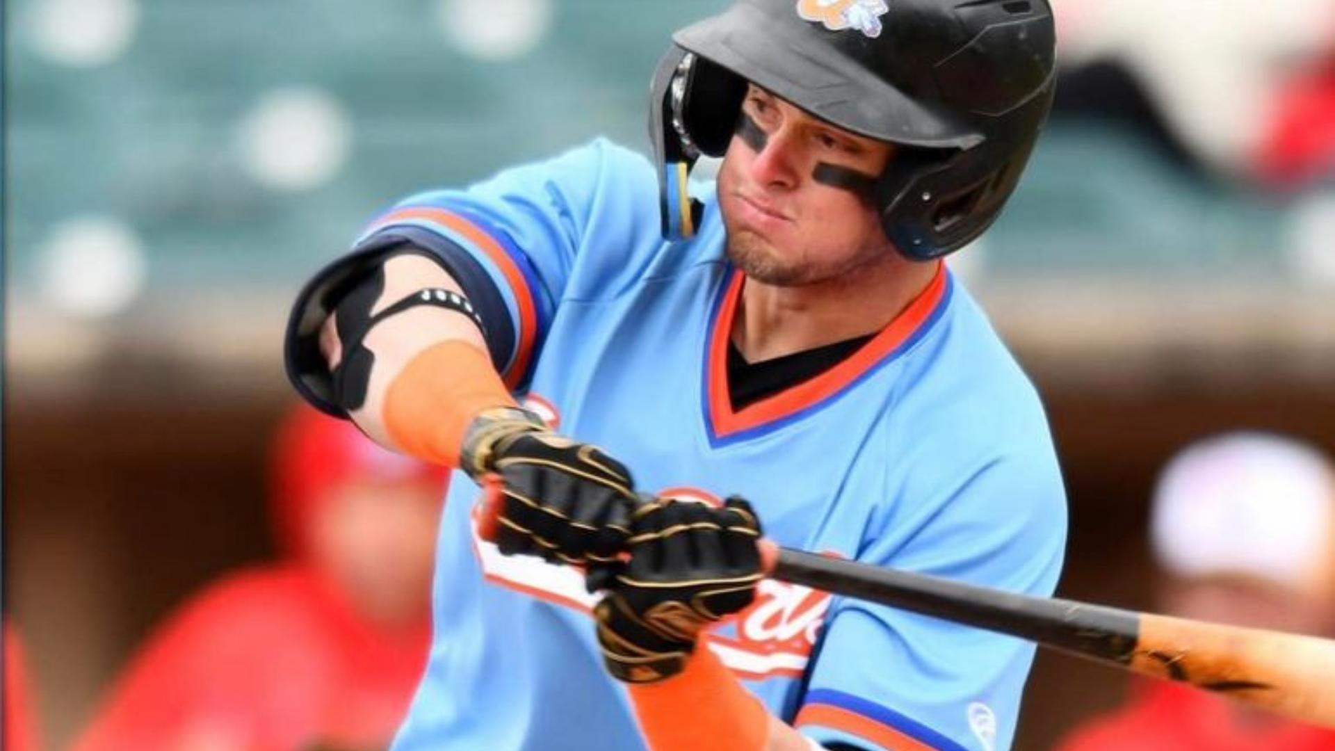 César Prieto en béisbol profesional de Estados Unidos. Foto: Minor League Baseball