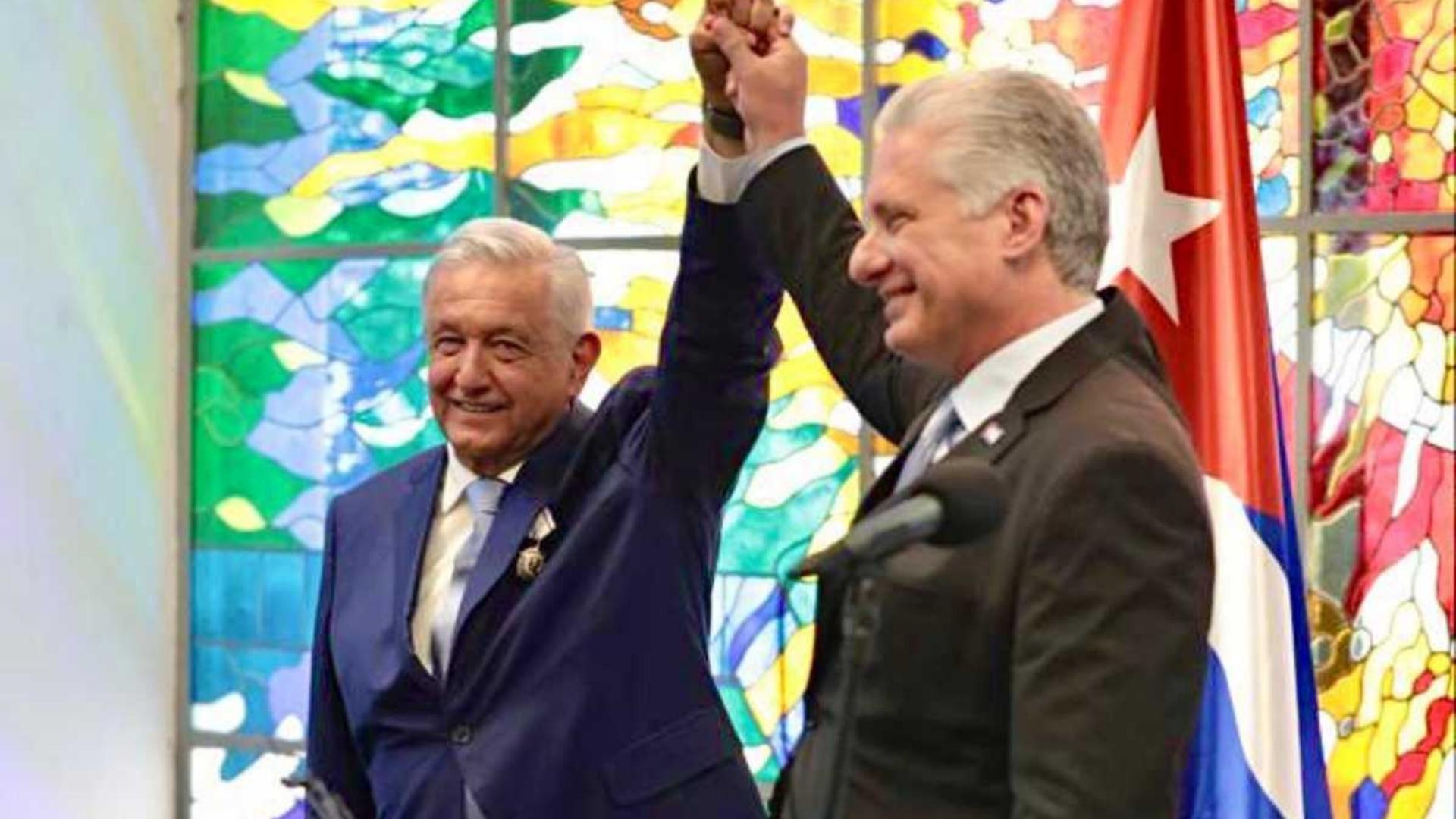 AMLO visita Cuba