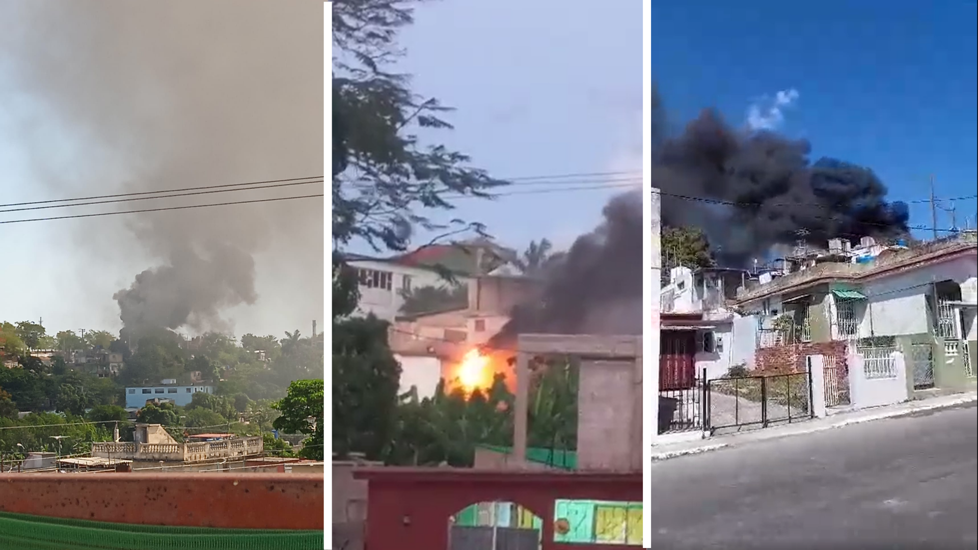 Usuarios reportan incendio en Regla