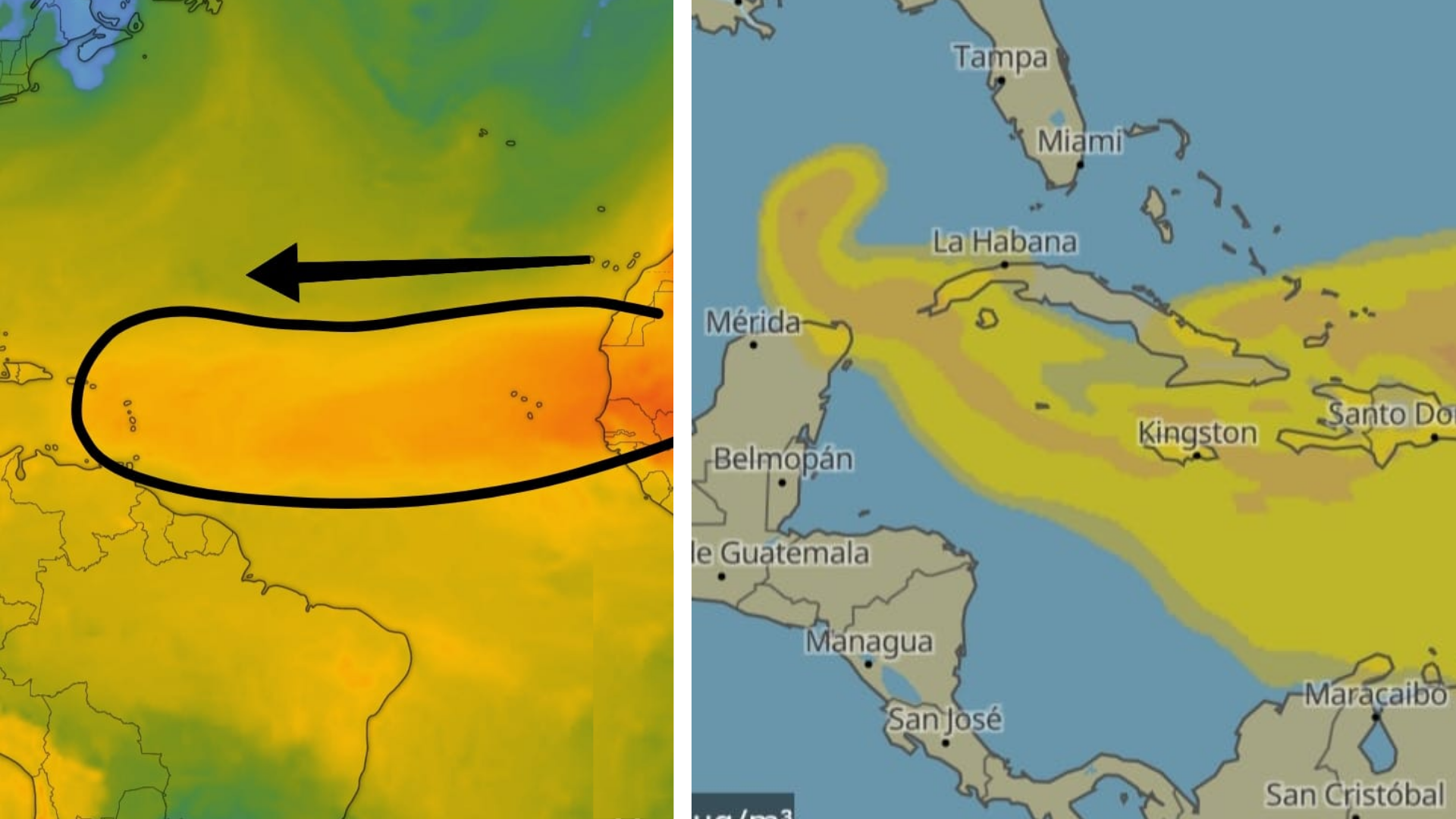  Llega a Cuba polvo de Sahara 