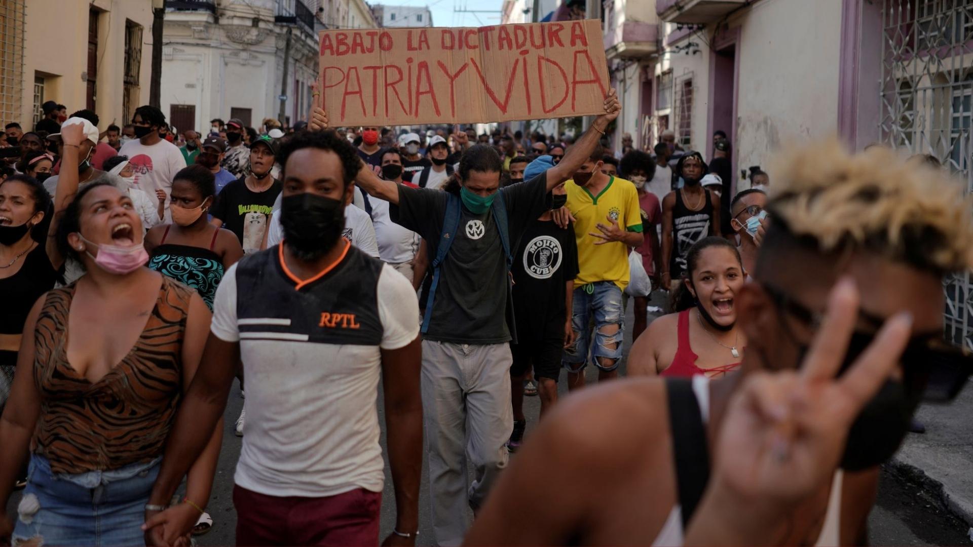 Protestas del 11J en La Habana