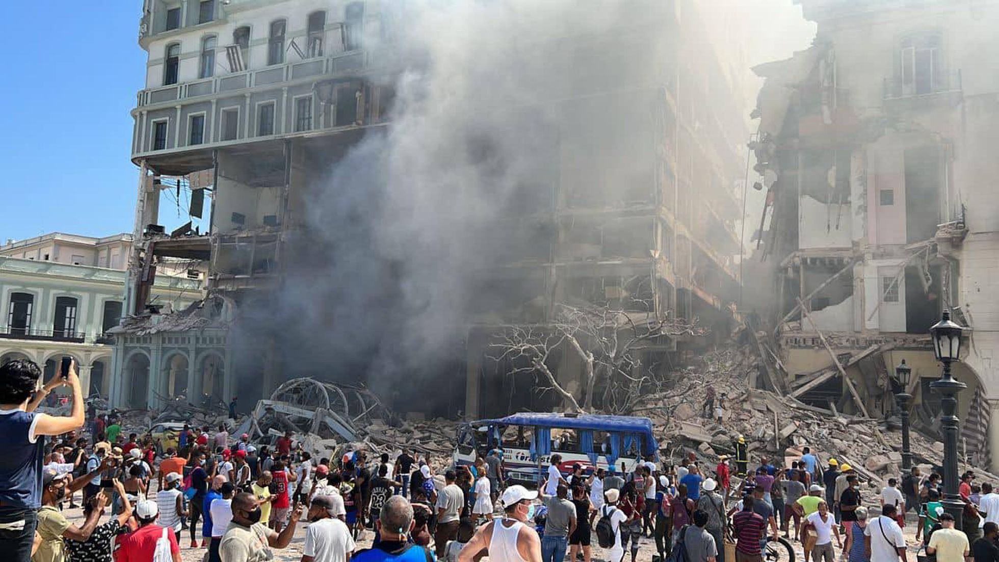 Explosión en el hotel Saratoga