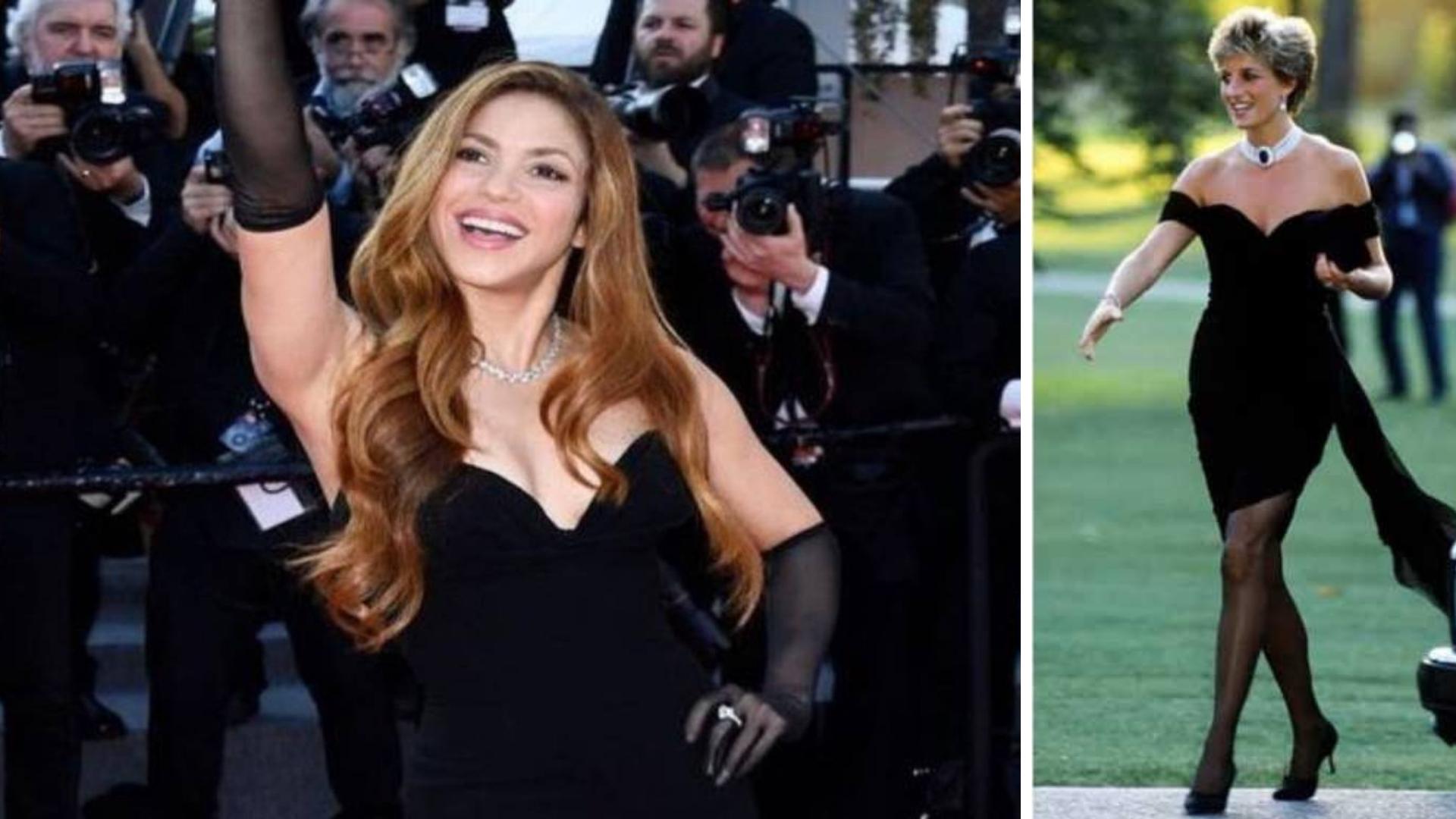 Shakira se pone un sexy vestido de la "venganza" similar a Lady Di