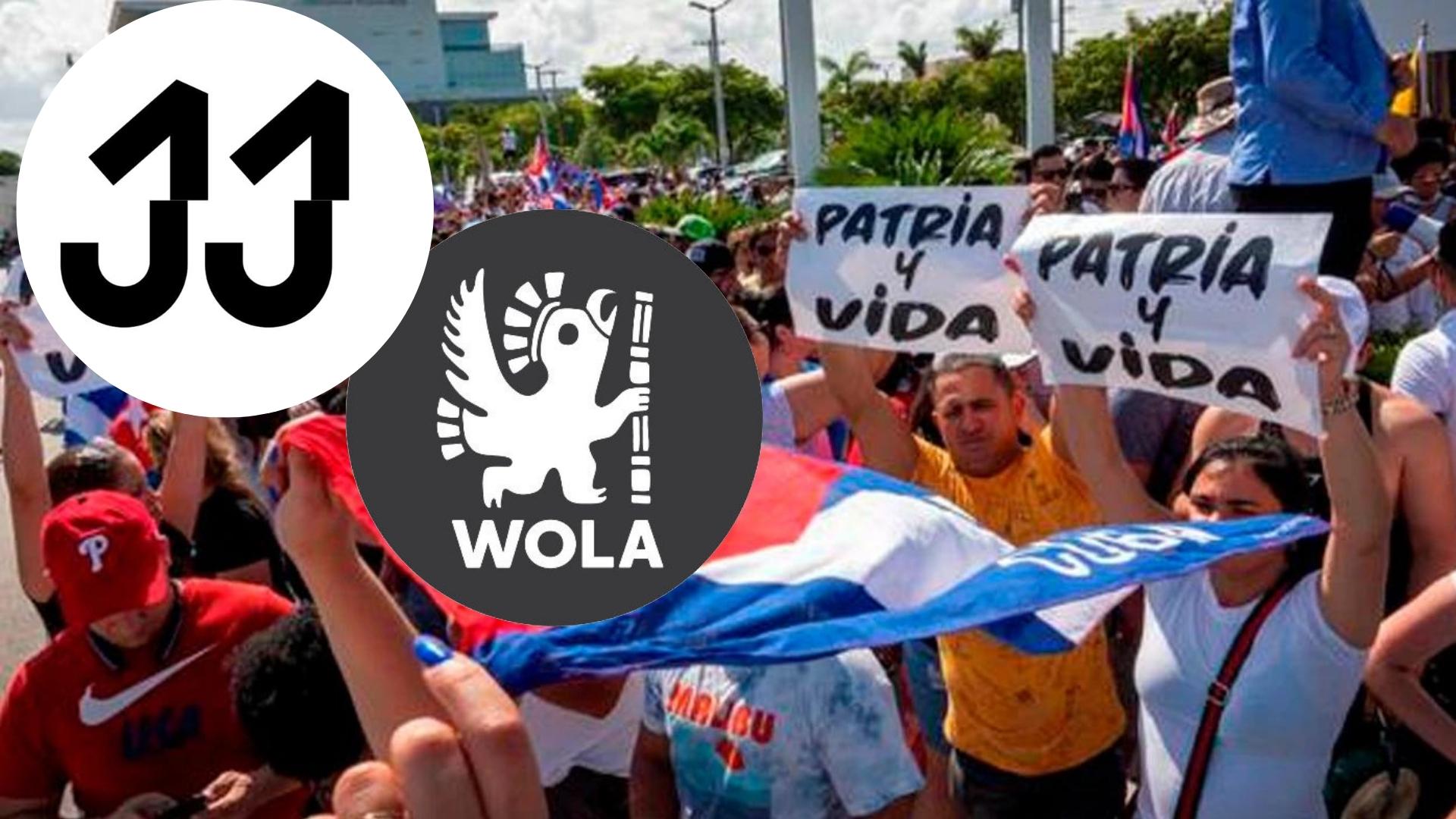 Justicia 11J denuncia declaración de WOLA