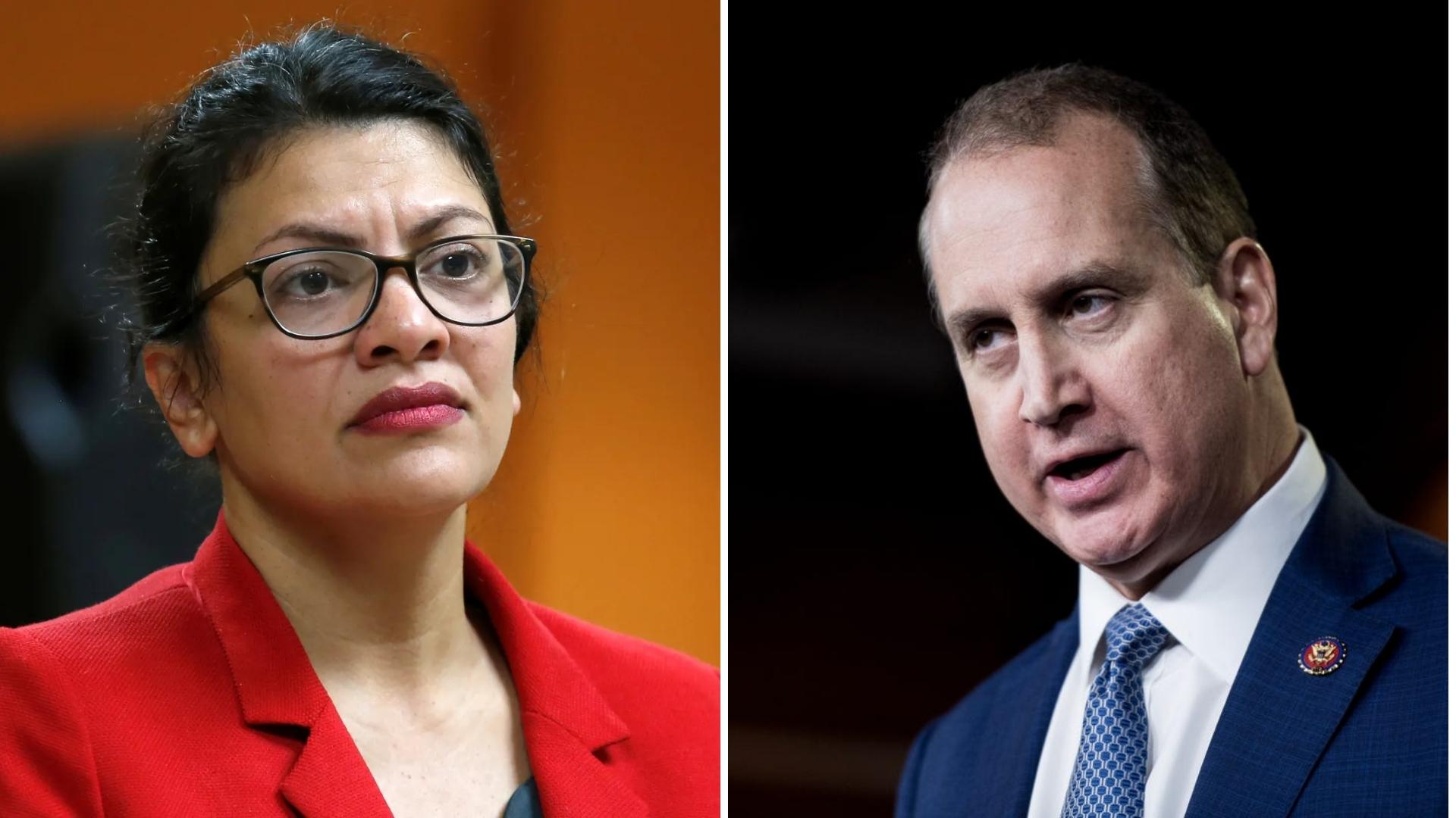 Rashida Tlaib y Mario Díaz-Balart se enfrentaron durante el debate parlamentario