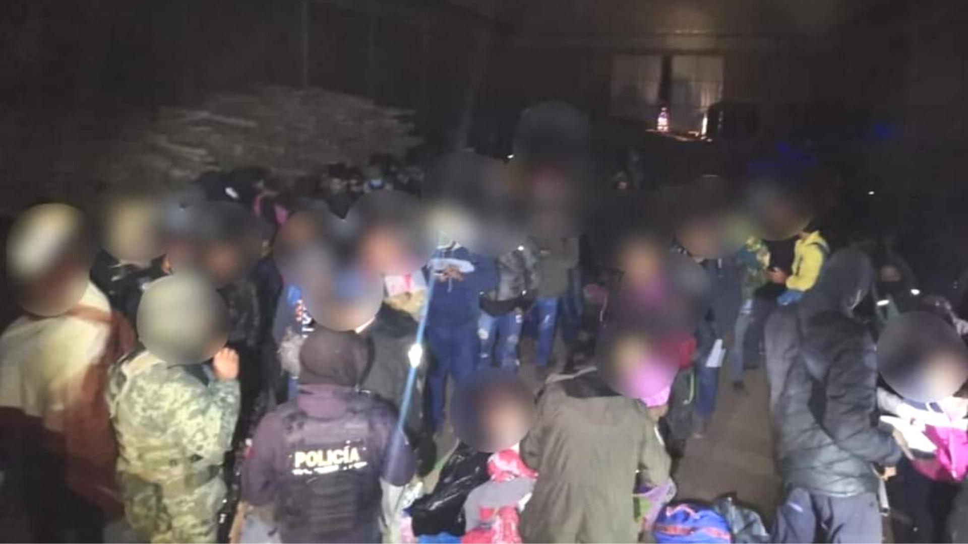 Hallan a migrantes cubanos en bodega de México. Foto: INM