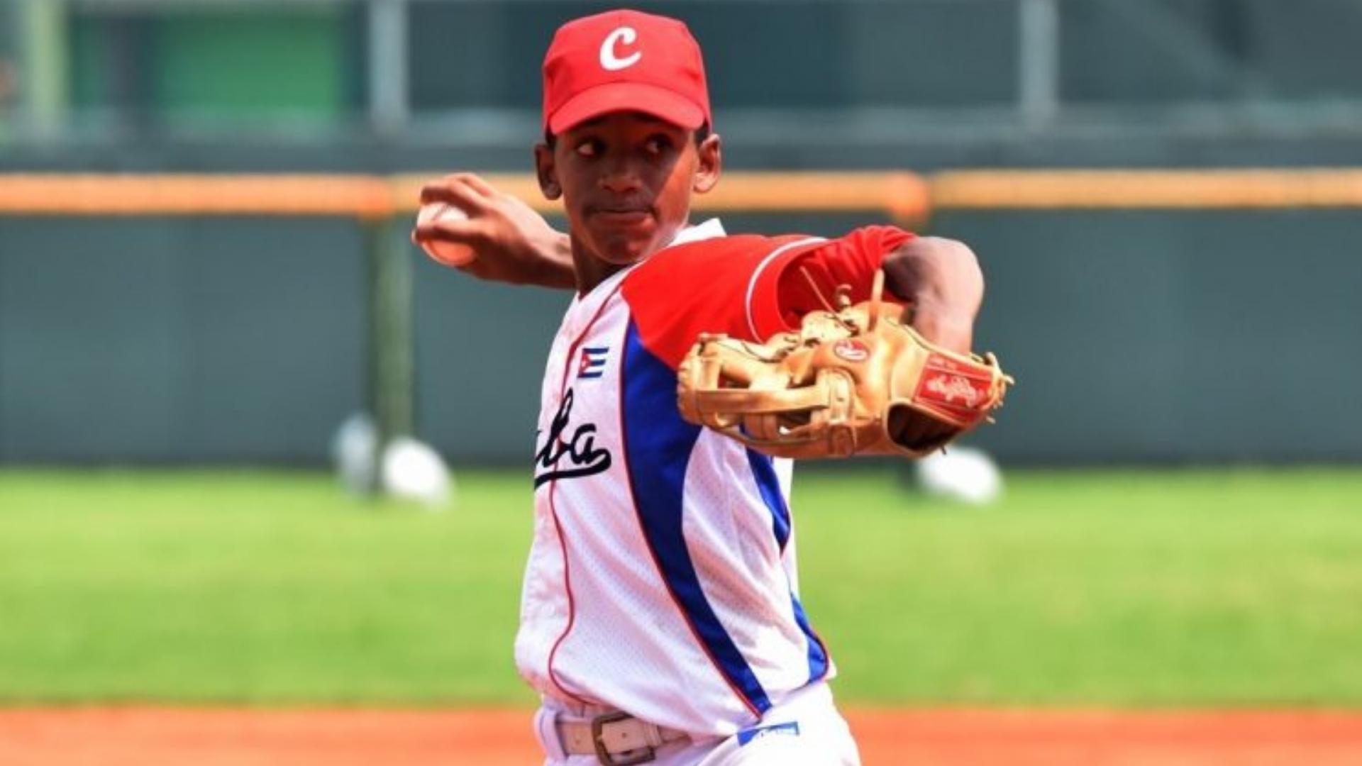 Pelotero cubano Johan Rodríguez. Foto: WBSC