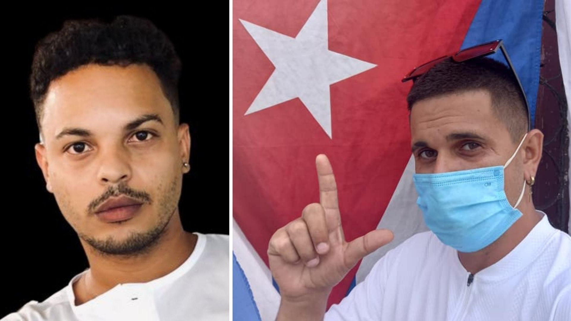 Activistas cubanos Yerly Luis Velázquez y Pedro Víctor