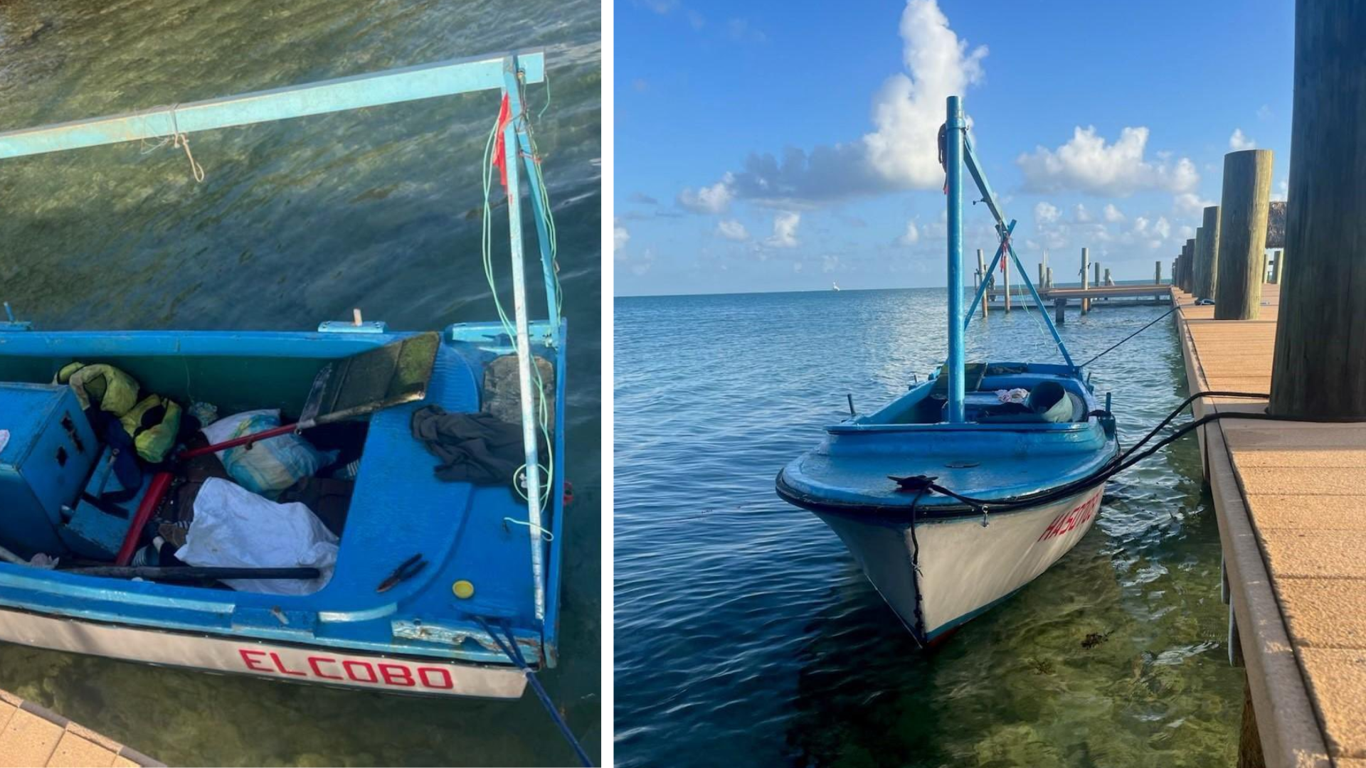  Cinco hombres y dos mujeres arriban a Florida en embarcación pesquera
