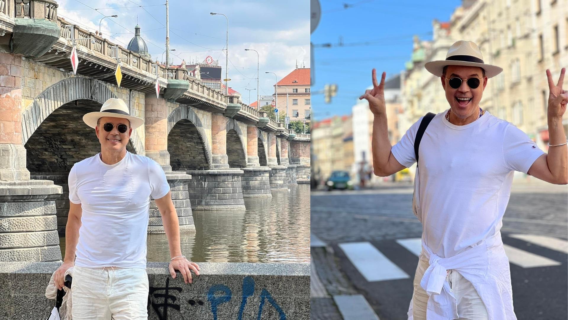 Alexis Valdés celebra su cumpleaños 59 en Praga