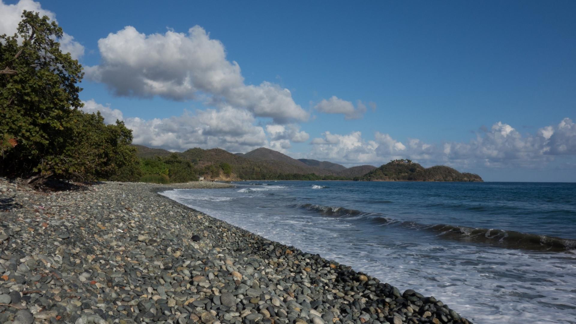 Playa en Chivirico, Guamá, Santiago de Cuba