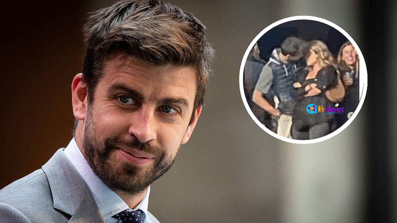 Piqué se deja ver con su nueva novia muy amoroso | Collage ADN América