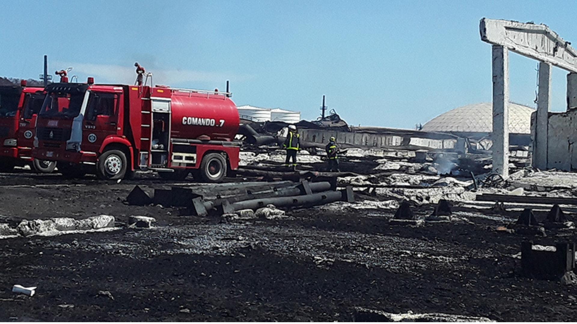 Sin identificar 14 desaparecidos en incendio de Matanzas. Foto:ACN