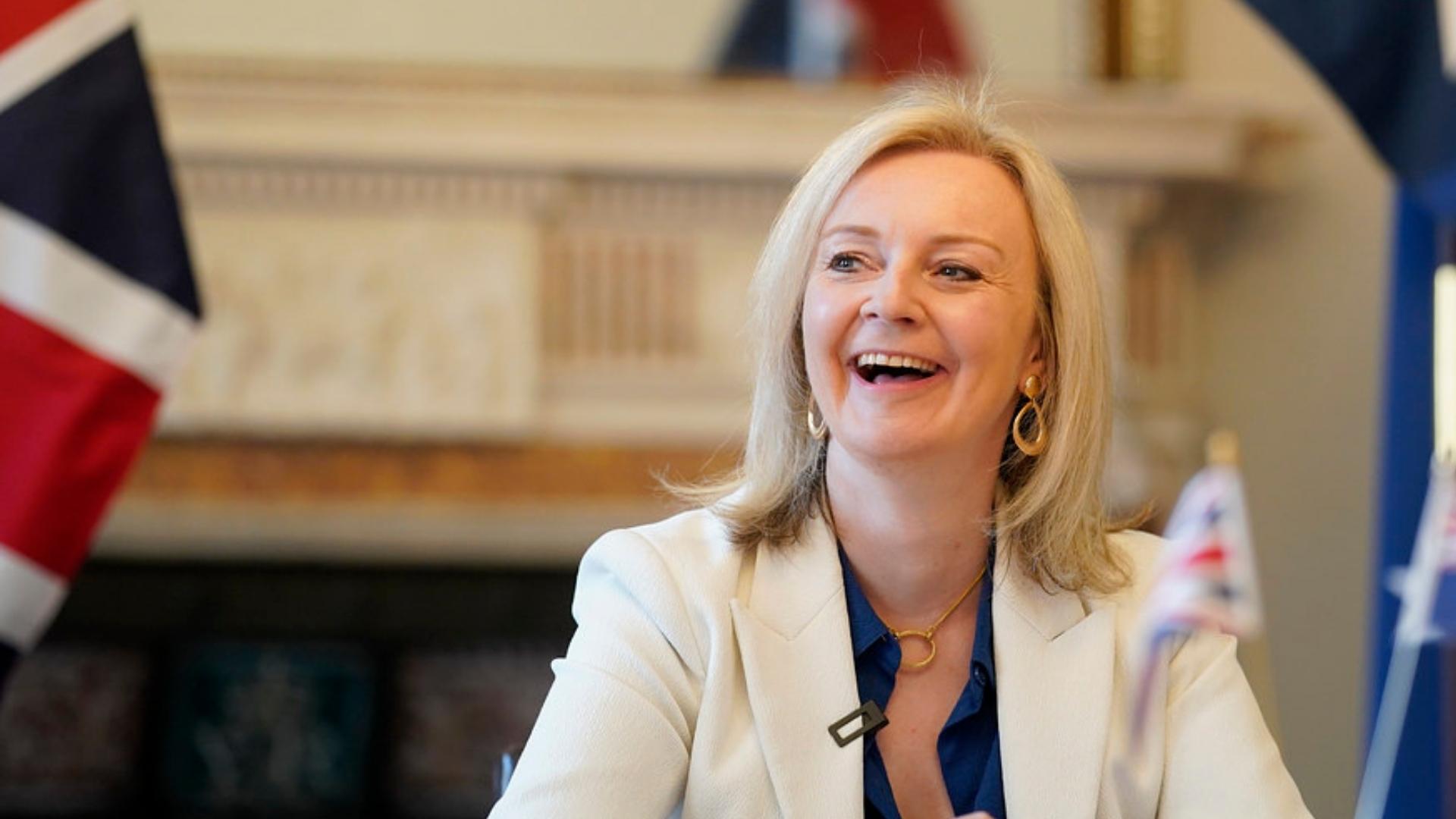 Liz Truss, primera ministra del Reino Unido.