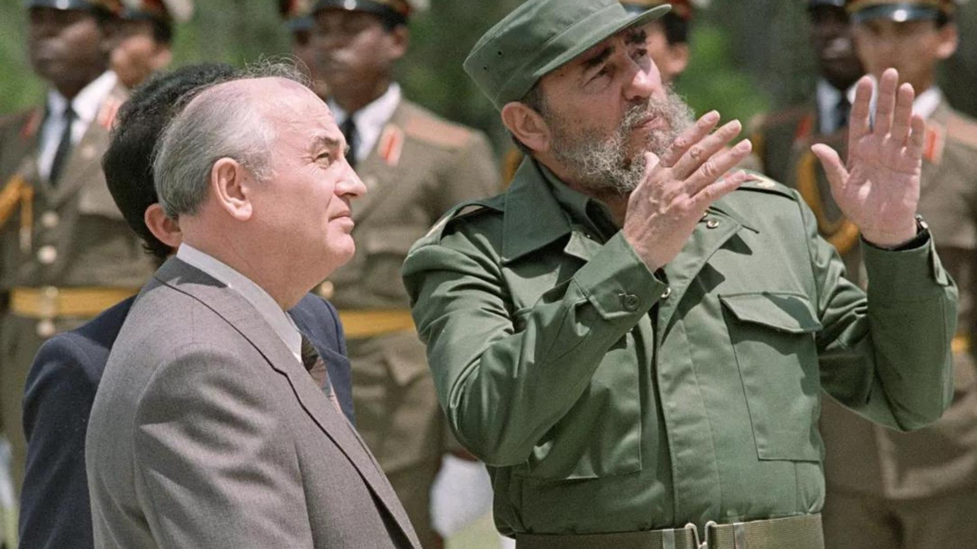 Gorbachov y Fidel Castro en Cuba. Foto: Archivo de Sputnik