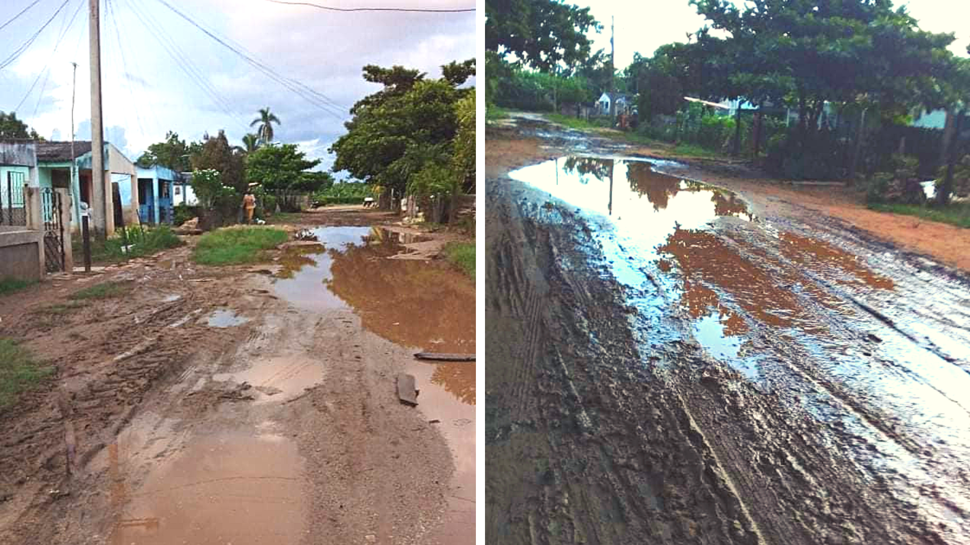 Grave la situación de los caminos en Cuba