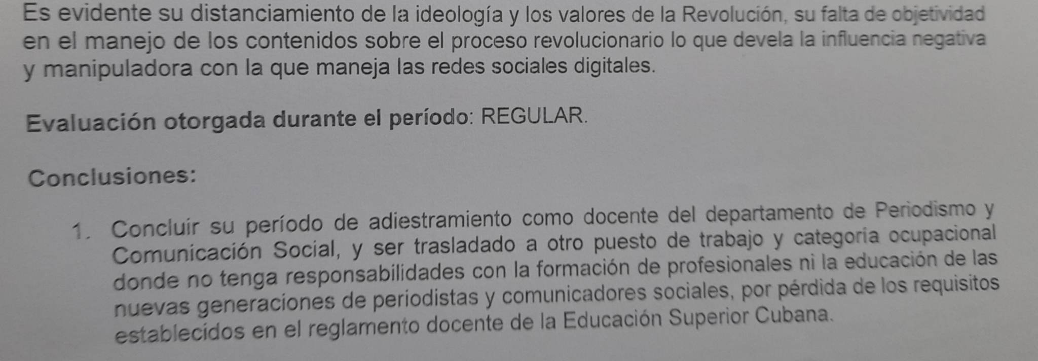 Evaluación de profesor