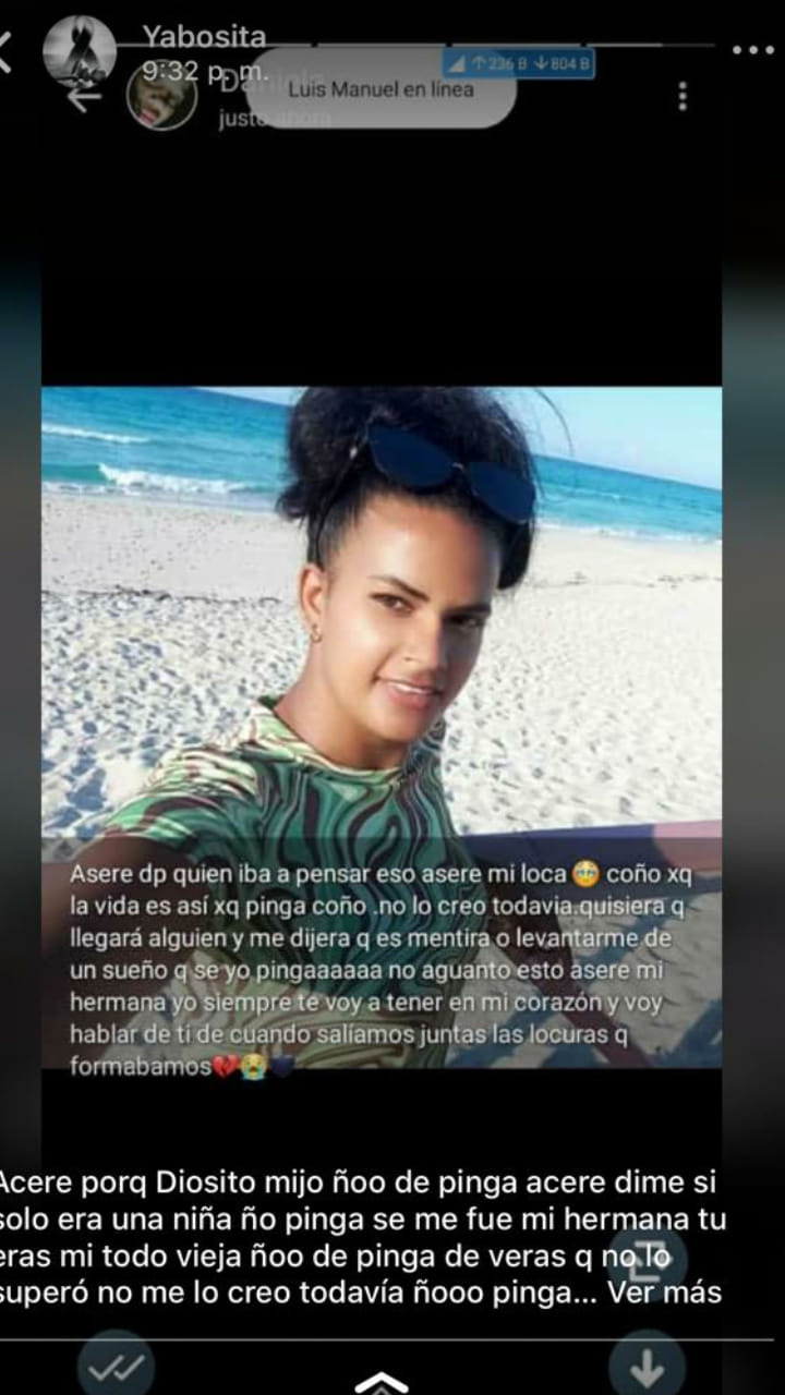 Fallecida naufragio