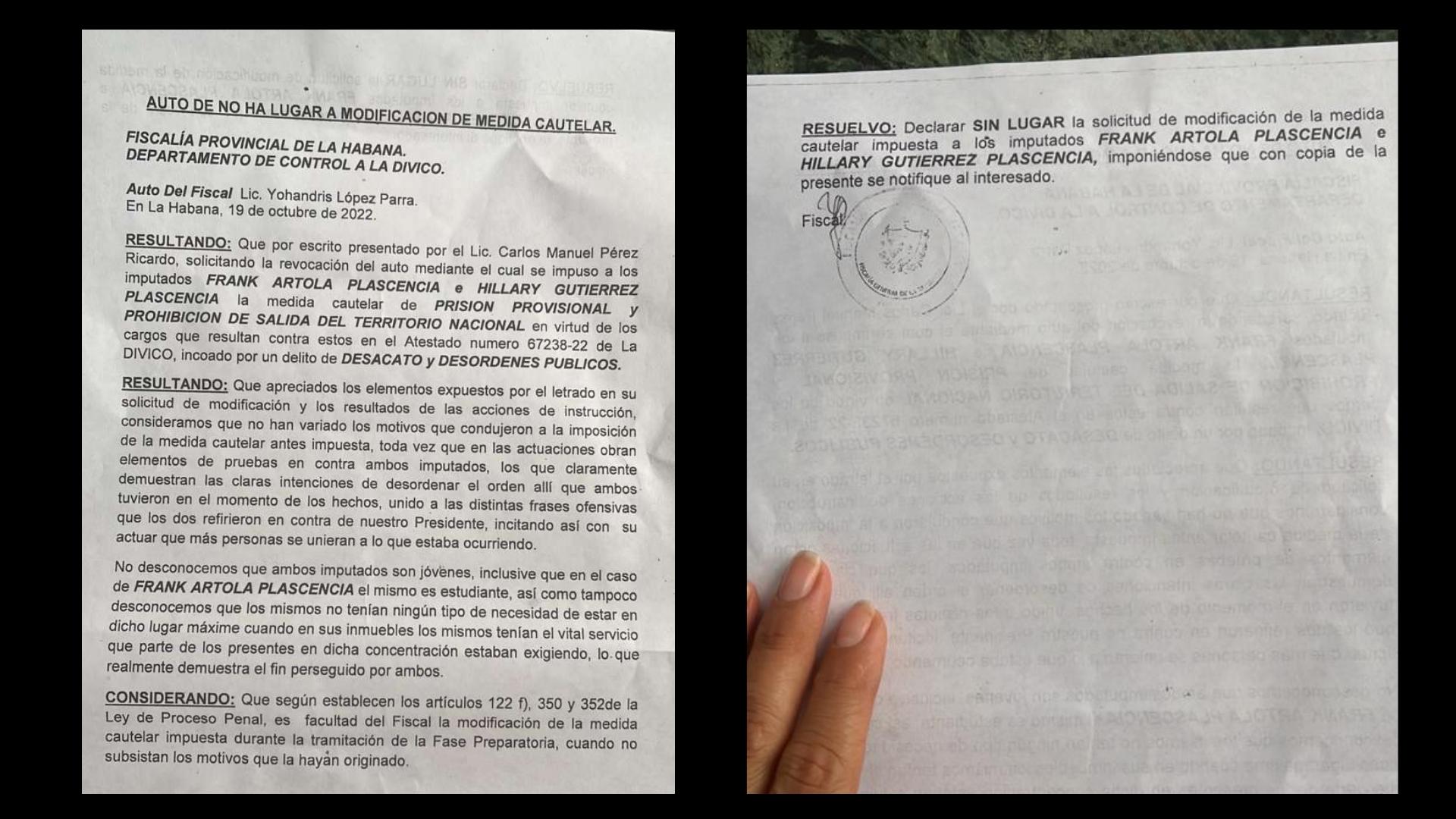 Auto de Fiscalía