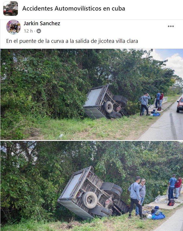 Publicación en redes sociales.