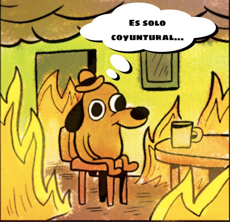 Meme sobre la situación "coyuntural" en la Cuba de Díaz-Canel