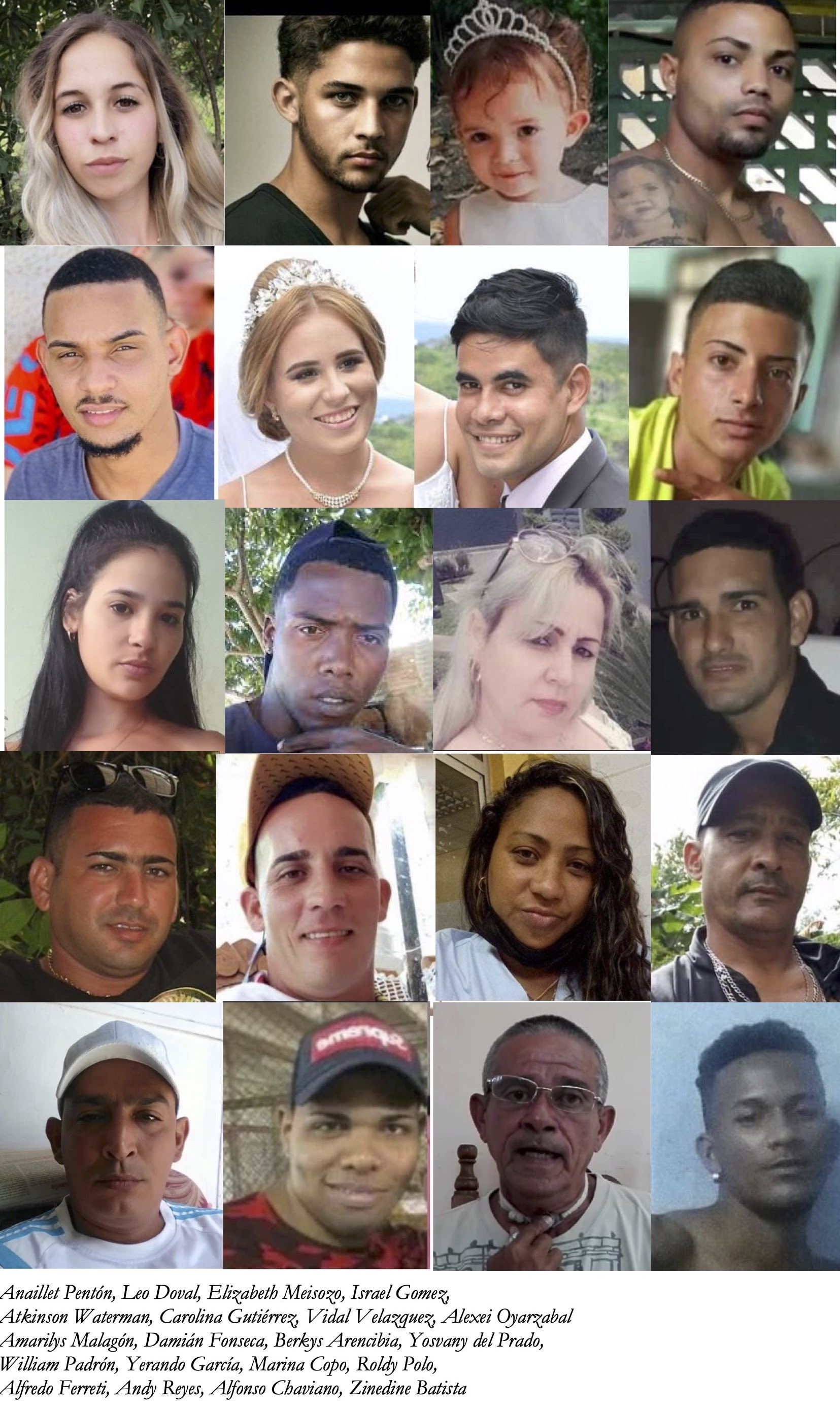 Víctimas del Estado Cuba 2022