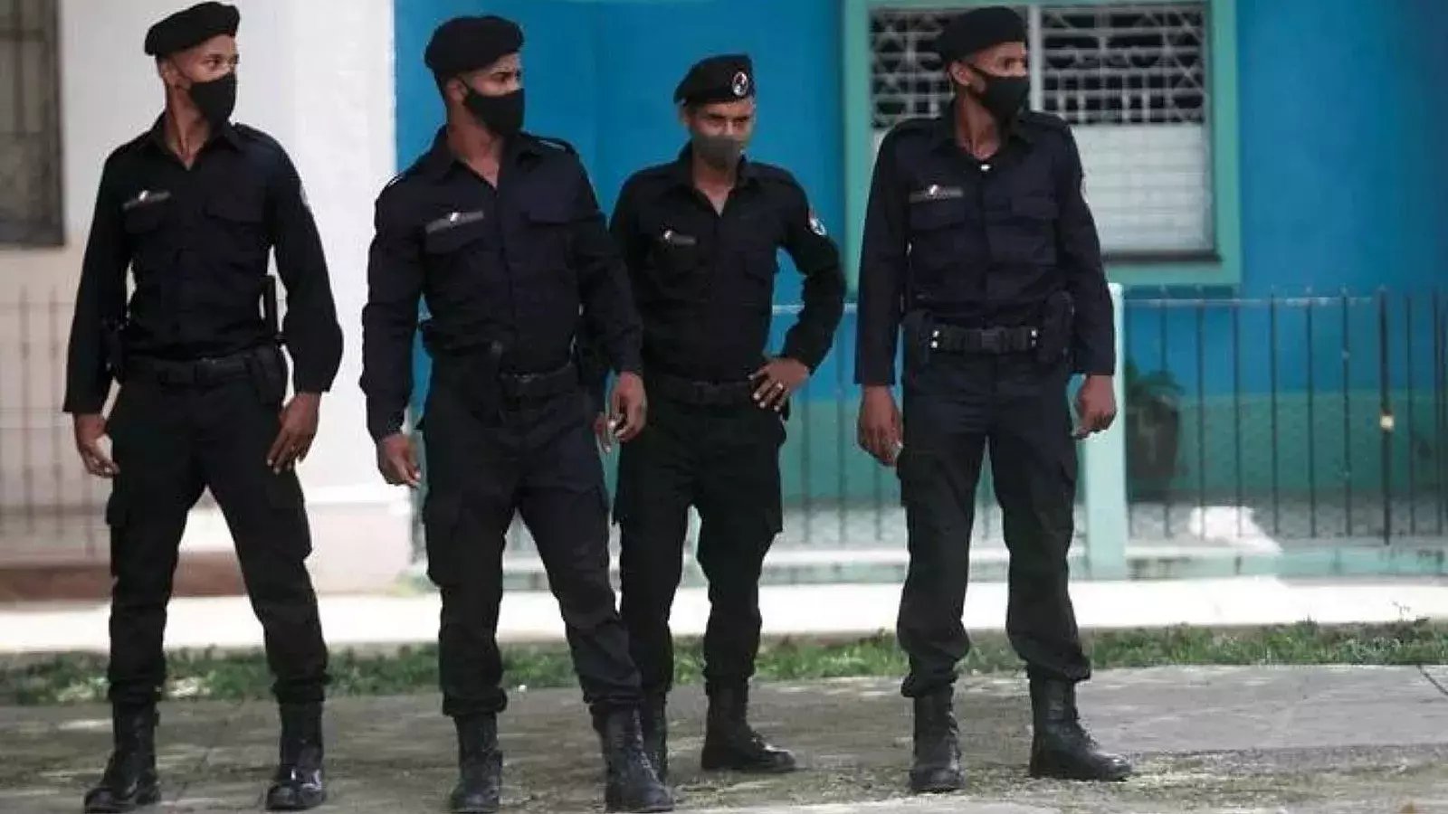 Militares de la Brigada Especial del Minint, en Cuba