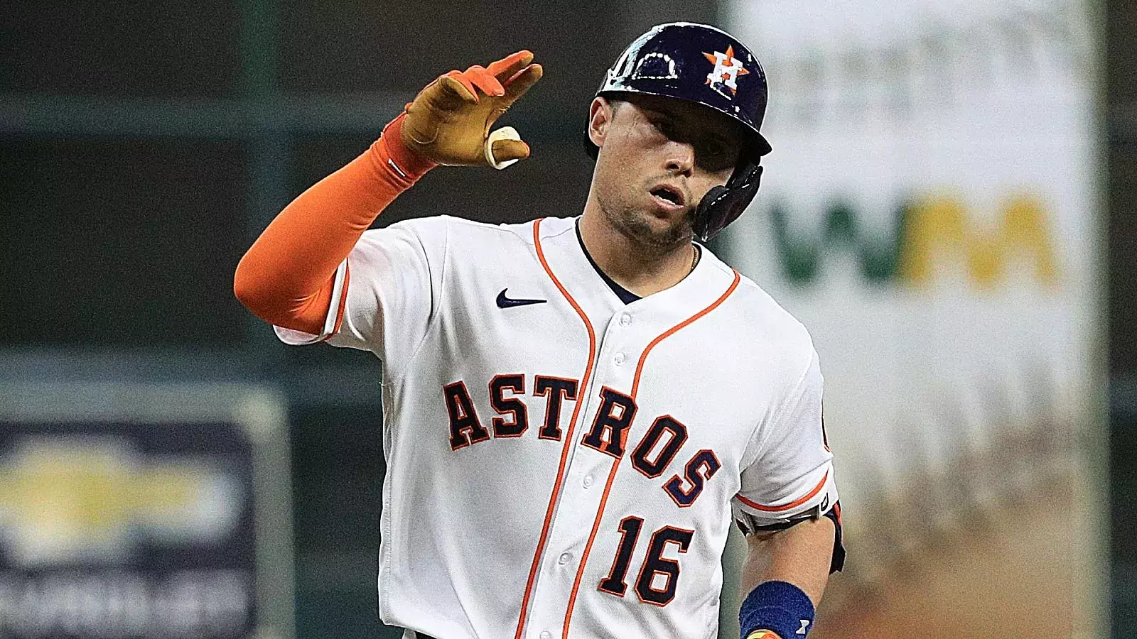 Pelotero cubano Aledmis Díaz con Houston