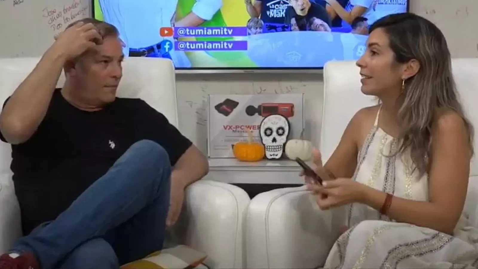 Ulyk Anello entrevistado en Miami