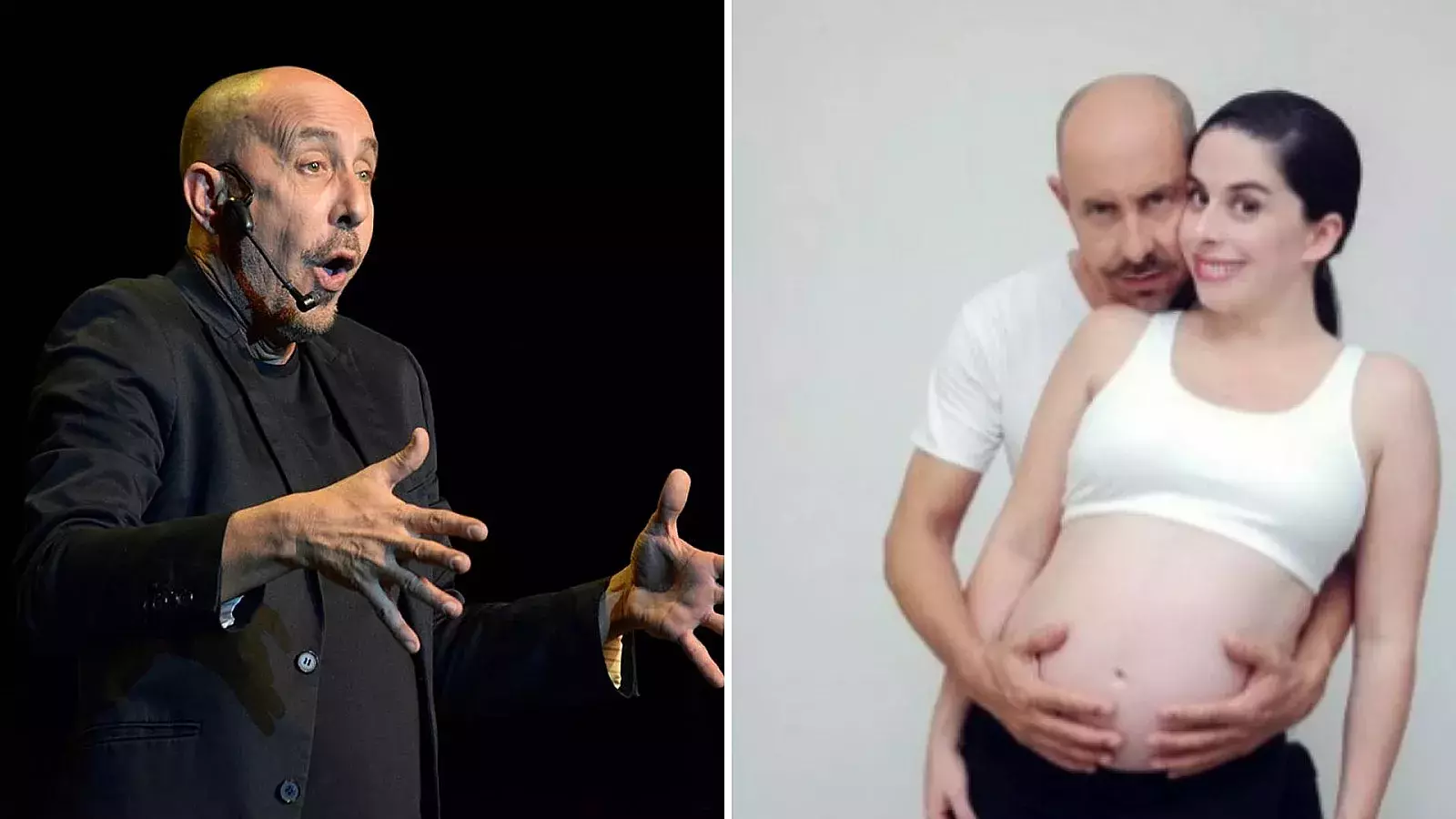Actor Carlos Gonzalvo y su pareja