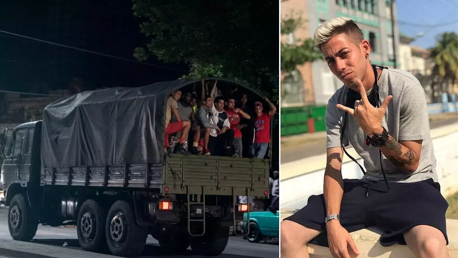 Rapero detenido en protestas de La Habana