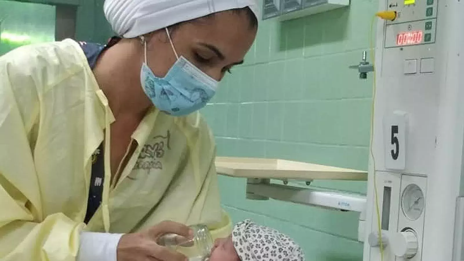 Recién nacida atendida en Alquízar