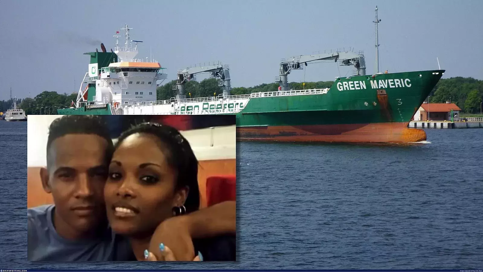 Cubanos polizones en barco de EEUU