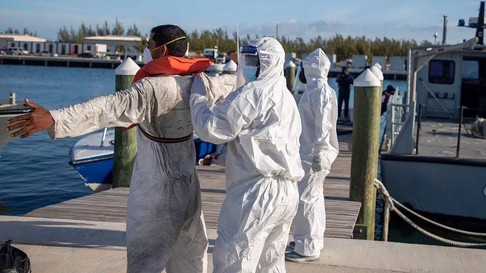Balseros cubanos detenidos en Bahamas